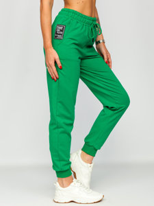 Pantalón de chándal para mujer verde Bolf VE34