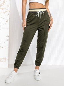 Pantalón de chándal para mujer verde Bolf YY31NM