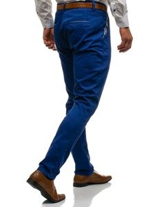 Pantalón de etiqueta para hombre azul Bolf 4326