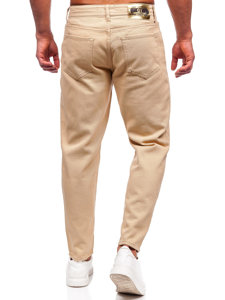 Pantalón de tela para hombre ecrú Bolf GT