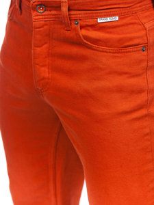 Pantalón de tela para hombre naranja Bolf GT