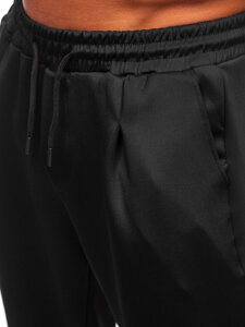 Pantalón de tela para hombre negro Bolf 6174