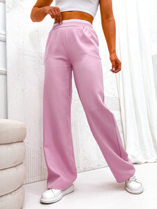 Pantalón de tela para mujer rosa Bolf 8274