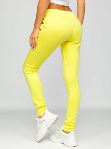 Pantalón deportivo para mujer amarillo Bolf CK-01