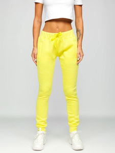 Pantalón deportivo para mujer amarillo Bolf CK-01