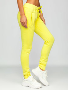 Pantalón deportivo para mujer amarillo Bolf CK-01