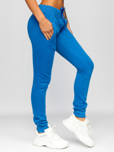 Pantalón deportivo para mujer azul Bolf CK-01