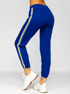 Pantalón deportivo para mujer azul cobalto Bolf YW01020B