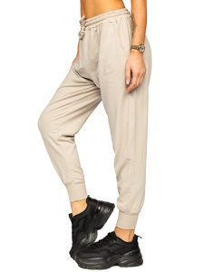 Pantalón deportivo para mujer color beige Denley 0011