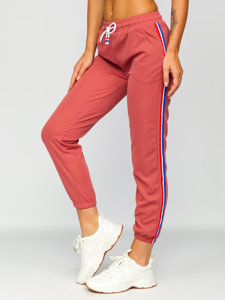 Pantalón deportivo para mujer rosa Bolf YW01020