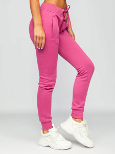 Pantalón deportivo para mujer rosa oscuro Bolf CK-01