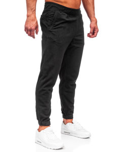 Pantalón forro polar de chándal jogger para hombre negro 4F SPMD014