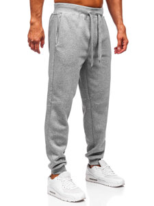 Pantalón grueso de chándal jogger para hombre gris Bolf MS002