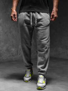 Pantalón grueso de chándal jogger para hombre gris Bolf MS002A1