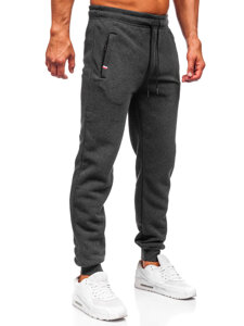 Pantalón grueso de chándal para hombre grafito Bolf JX6217