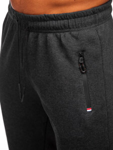 Pantalón grueso de chándal para hombre grafito Bolf JX6278