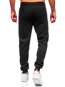 Pantalón grueso de chándal para hombre negro Bolf JX6217