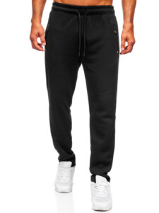 Pantalón grueso de chándal para hombre negro Bolf JX6278