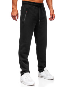 Pantalón grueso de chándal para hombre negro Bolf JX6279