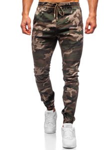 Pantalón jogger camuflaje para hombre caqui Bolf RB8213XT