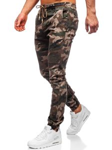 Pantalón jogger camuflaje para hombre caqui Bolf RB8213XT