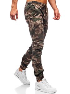 Pantalón jogger camuflaje para hombre caqui Bolf RB8213XT