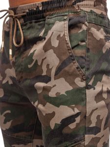 Pantalón jogger camuflaje para hombre caqui Bolf RB8213XT