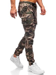 Pantalón jogger cargo camuflaje para hombre caqui Bolf RB8216XT