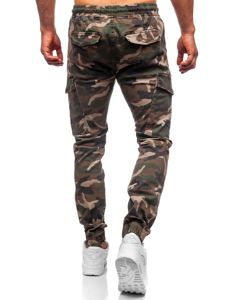 Pantalón jogger cargo camuflaje para hombre caqui Bolf RB8216XT