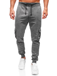 Pantalón jogger cargo de chándal para hombre grafito Bolf 8K1130