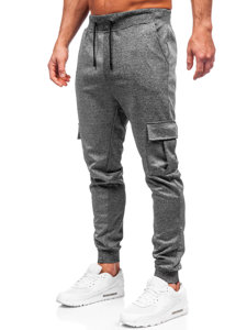 Pantalón jogger cargo de chándal para hombre grafito Bolf 8K1130