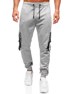 Pantalón jogger cargo de chándal para hombre gris Bolf 8K1117