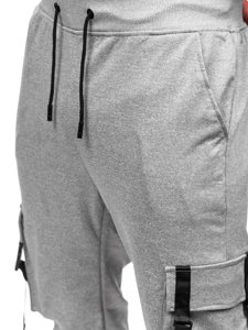 Pantalón jogger cargo de chándal para hombre gris Bolf 8K1117