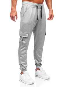 Pantalón jogger cargo de chándal para hombre gris Bolf 8K1130