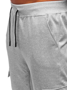 Pantalón jogger cargo de chándal para hombre gris Bolf 8K1130