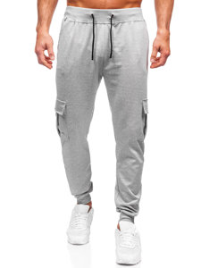 Pantalón jogger cargo de chándal para hombre gris Bolf 8K1130