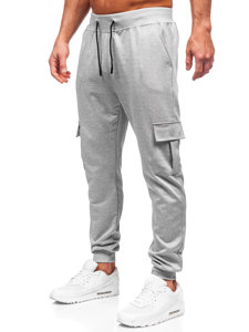 Pantalón jogger cargo de chándal para hombre gris Bolf 8K1130