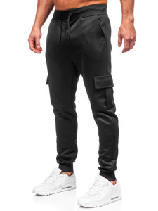 Pantalón jogger cargo de chándal para hombre negro Bolf 8K1130