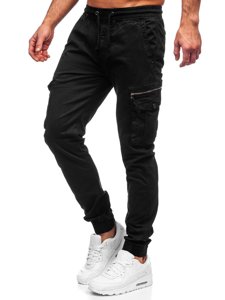 Pantalón jogger cargo para hombre color negro Denley CT6706S0