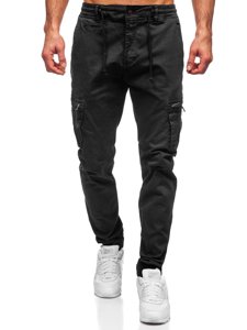 Pantalón jogger cargo para hombre negro Bolf 8983