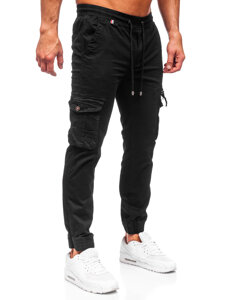 Pantalón jogger cargo para hombre negro Bolf MP0201N