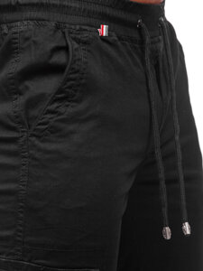 Pantalón jogger cargo para hombre negro Bolf MP0201N