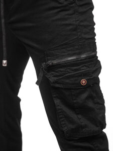 Pantalón jogger cargo para hombre negro Bolf MP0201N