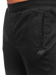 Pantalón jogger casual para hombre negro 4F M154