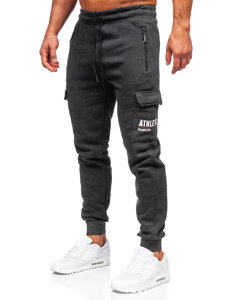 Pantalón jogger de chándal cargo para hombre grafito Bolf JX6028