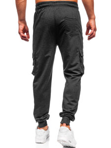 Pantalón jogger de chándal cargo para hombre grafito Bolf JX6362