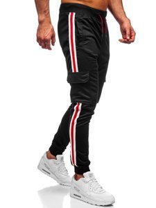 Pantalón jogger de chándal cargo para hombre negroBolf YLB88018