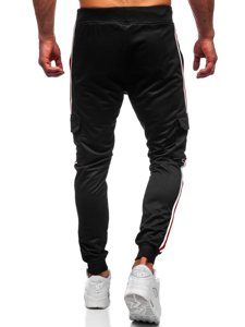 Pantalón jogger de chándal cargo para hombre negroBolf YLB88018