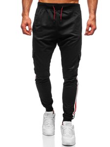 Pantalón jogger de chándal cargo para hombre negroBolf YLB88018