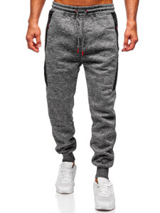 Pantalón jogger de chándal forrado para hombre antracita Bolf Q1201